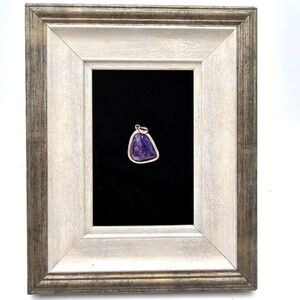 Charoite Pendant with Beautiful Purple Stone